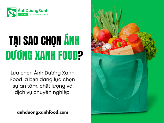 Tại Sao Chọn Ánh Dương Xanh Food?